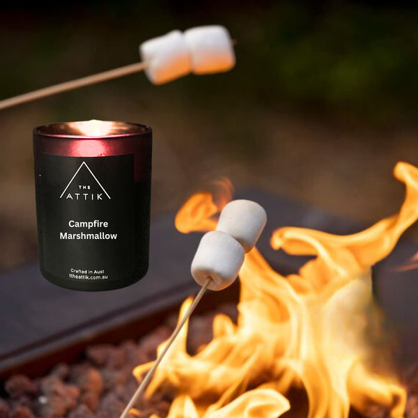 Campfire Marshmallow Candle