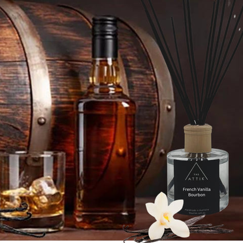 French Vanilla Bourbon - Reed Diffuser - theattik.com.au