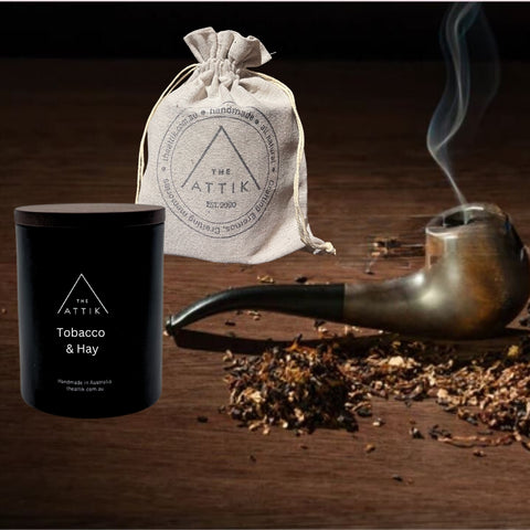 Tobacco & Hay Candle - theattik.com.au